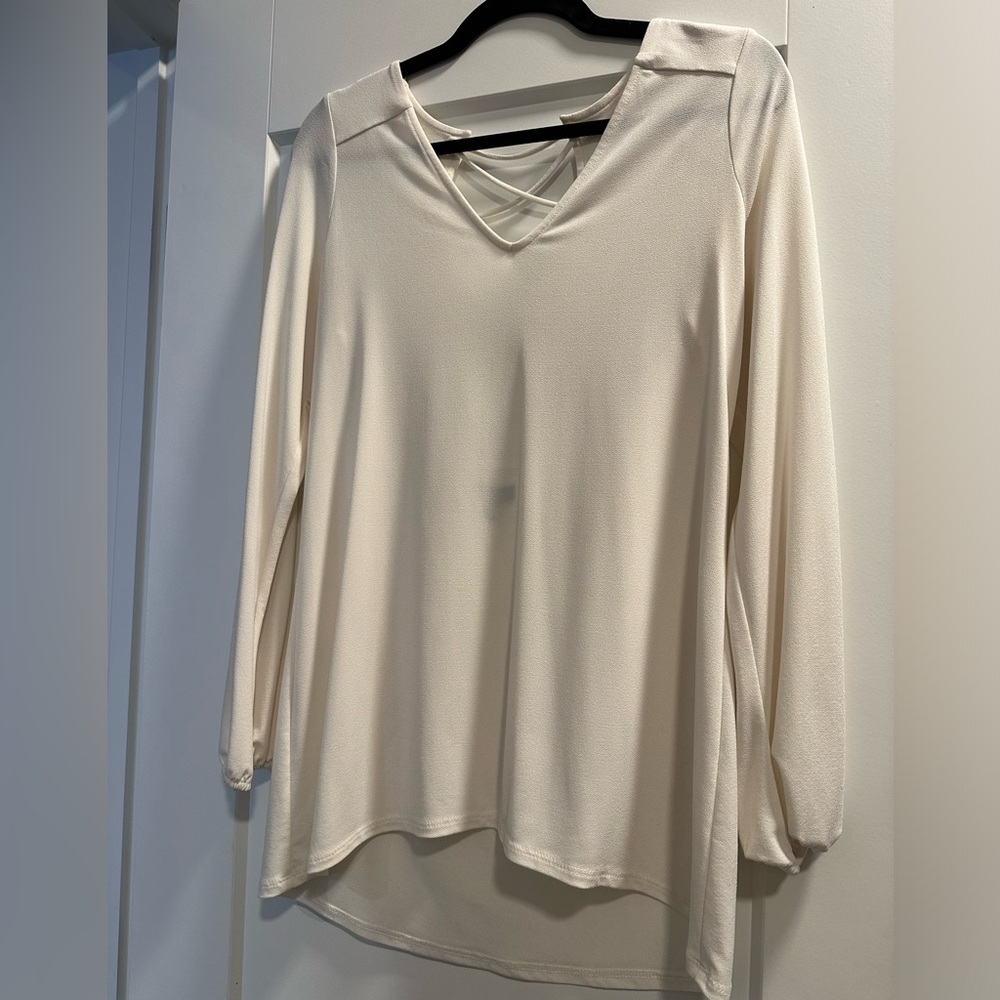 White Express Top Tie Upper Back